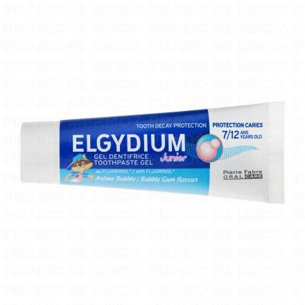 ELGYDIUM Dentifrice junior bubble 7/12ans (50ml)