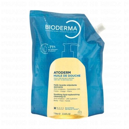 BIODERMA Atoderm - Huile de douche (eco recharge 1l)