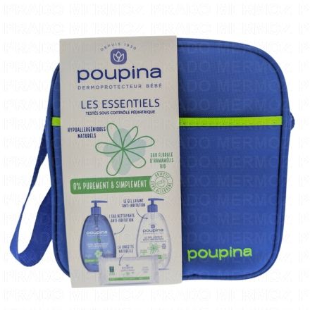POUPINA Les essentiels trousse de toilette b&eacute;b&eacute;