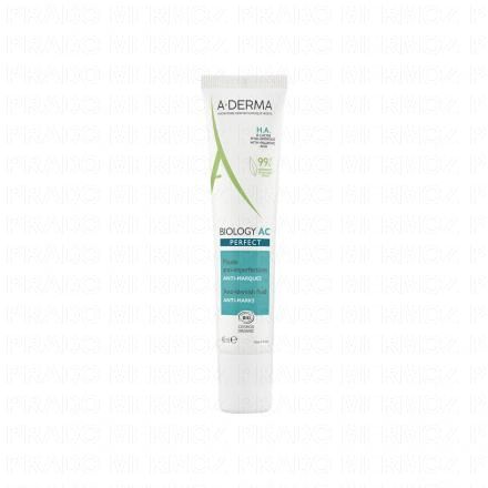 A-DERMA Biology AC Perfect - Fluide anti-imperfections anti-marques bio 40ml