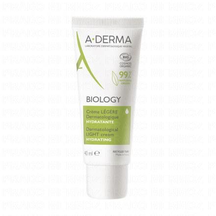 A-DERMA Biology - Cr&egrave;me dermatologique l&eacute;g&egrave;re tube 40ml