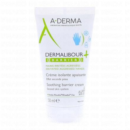 A-DERMA Dermalibour+ Barrier - cr&egrave;me isolante mains (tube 50ml)