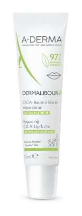 A-DERMA Dermalibour+ - CICA-Baume lèvres réparateur 15ml