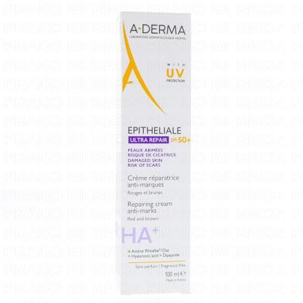 A-DERMA Epitheliale A.H Ultra - crème réparatrice protectrice SPF50+ (tube 100ml)