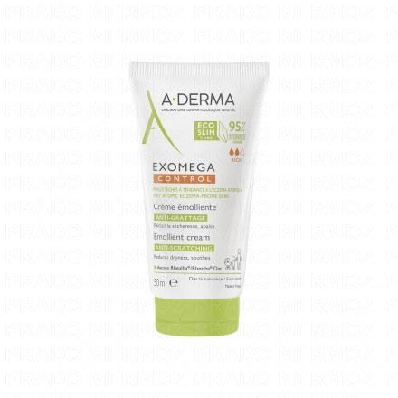 A-DERMA Exomega Control - Cr&egrave;me &eacute;molliente (tube 50ml)