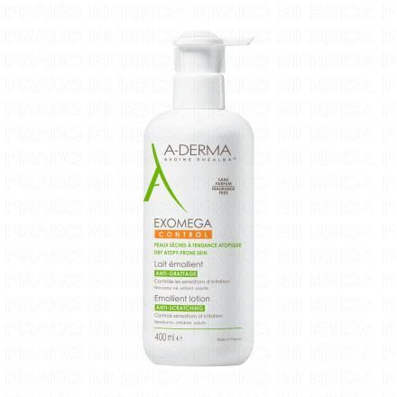 A-DERMA Exomega Control - lait &eacute;mollient (flacon pompe 400ml)