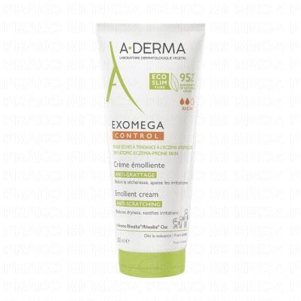 A-DERMA Exomega Control - crème émolliente tube 200 ml