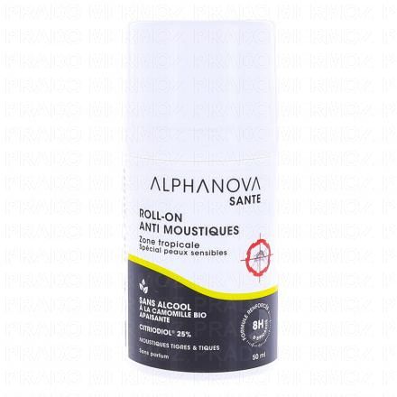 ALPHANOVA Sant&eacute; - Roll-on anti-moustiques zone tropicale 40ml
