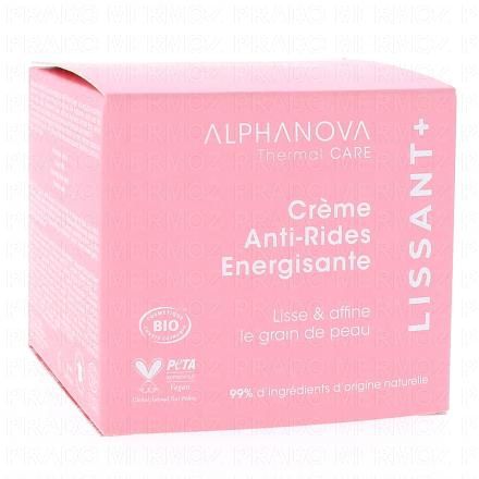 ALPHANOVA Thermal Care - Cr&egrave;me anti-rides &eacute;nergisante lissant+ bio 50ml