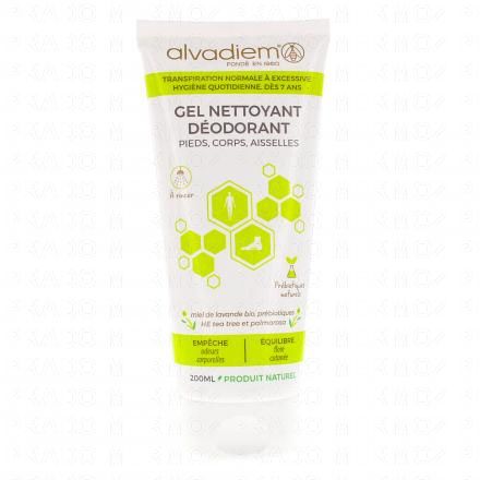 ALVADIEM Gel nettoyant d&eacute;odorant tube 200 ml