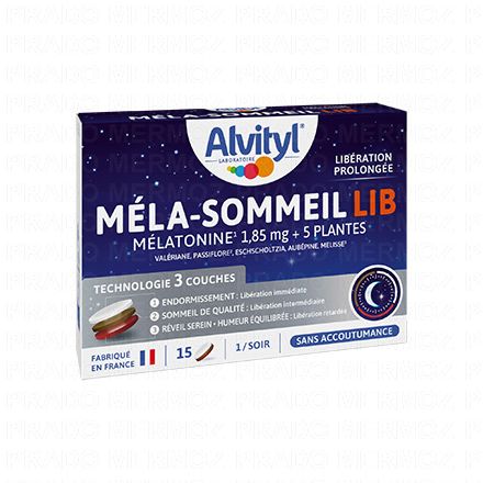 ALVITYL Bien-Etre Physique - Mela sommeil LIB (15 comprimés)