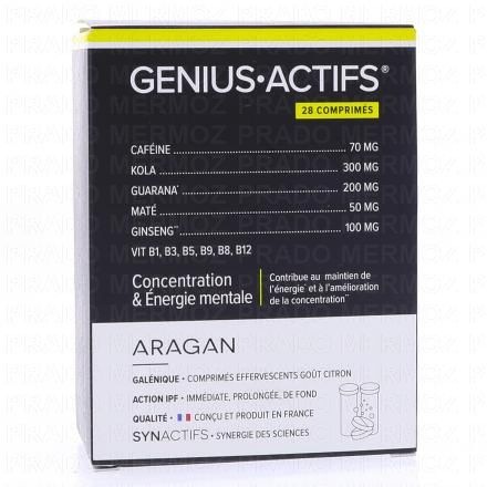 ARAGAN Synactifs - Genius Actifs 30 comprim&eacute;s