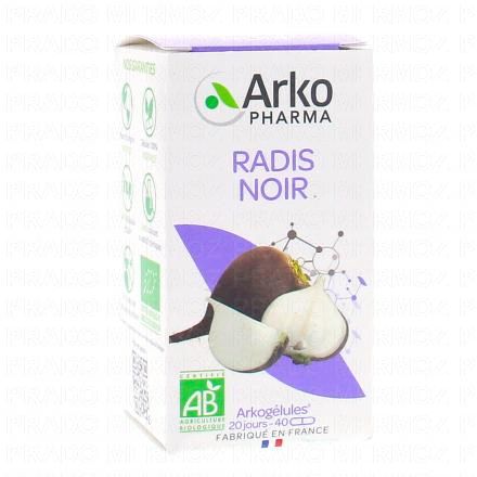 ARKOPHARMA Arkog&eacute;lules - Radis Noir Bio 40 g&eacute;lules