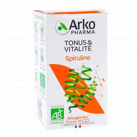 ARKOPHARMA Arkog&eacute;lules - Spiruline bio (bo&icirc;te 45 g&eacute;lules)