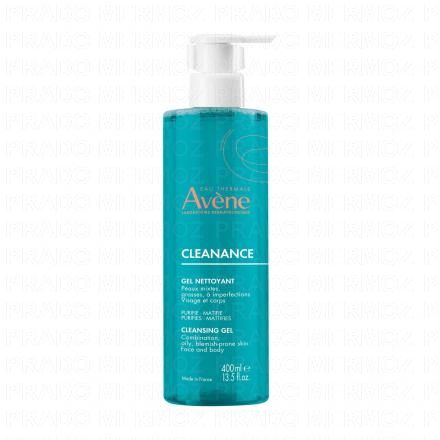 AV&Egrave;NE Cleanance Gel Nettoyant (flacon 400ml)