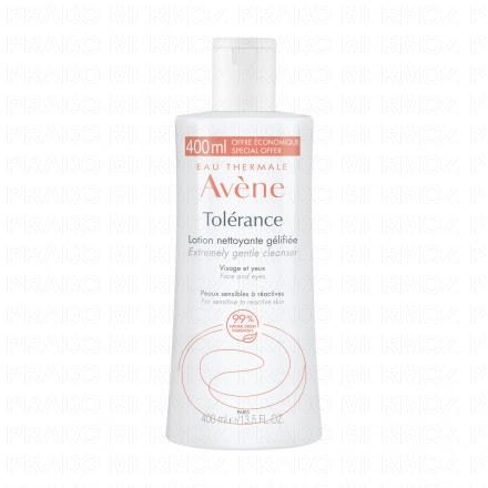 AV&Egrave;NE Tol&eacute;rance lotion nettoyante g&eacute;lifi&eacute;e (flacon 400ml)