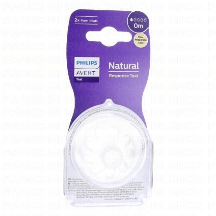 AVENT Tétine natural débit nouveau né (unité)