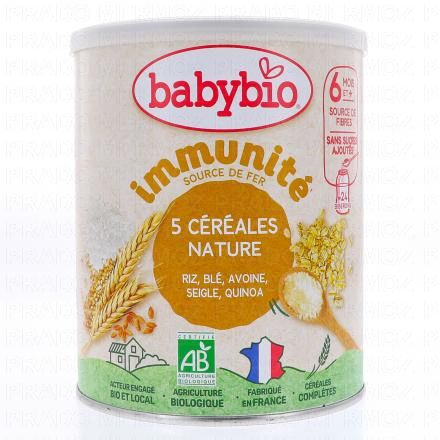 BABYBIO Céréales - saveur nature dès 6 mois 220g