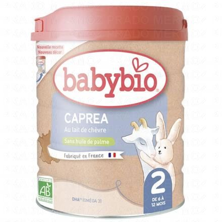 BABYBIO Caprea Bio Lait de suite 2ème âge 800g