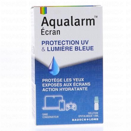 BAUSCH & LOMB Aqualarm Ecran - Collyre Protection UV et Lumi&egrave;re Bleue 10ml