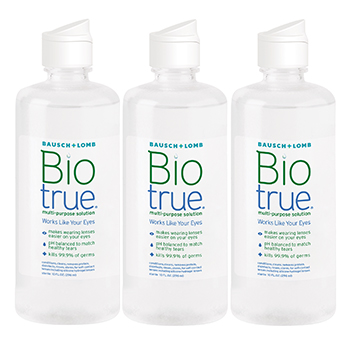 BIOTRUE - Solutions multifonctions pour lentilles BAUSCH & LOMB (300ml x 3)