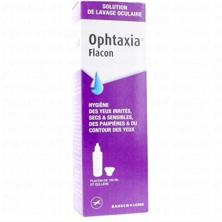 OPHTAXIA - Solution pour lavage oculaire Flacon 100ml BAUSCH & LOMB