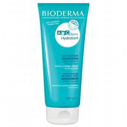 BIODERMA ABCDerm - Lait de soin hydratant bébé visage & corps tube 200ml