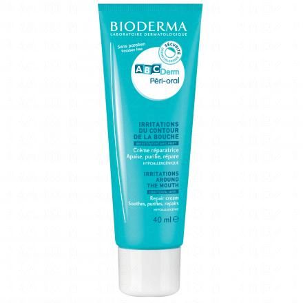 BIODERMA ABCDerm - P&eacute;ri-oral Cr&egrave;me de soin irritations contour de la bouche b&eacute;b&eacute; tube 40ml