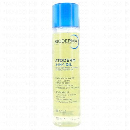 BIODERMA Atoderm - Huile sèche 2-en-1 exfoliante hydratante 150ml