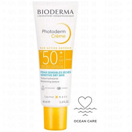 BIODERMA Photoderm - Crème très haute Protection solaire SPF50+ peau sèche 40ml