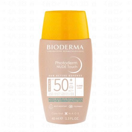 BIODERMA Photoderm - Nude Minéral SPF50+ Protection solaire (teinté claire 40ml)
