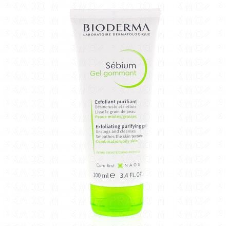 BIODERMA Sébium - Gel gommant exfoliant purifiant 100ml