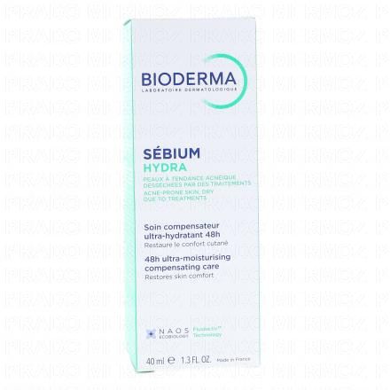 BIODERMA S&eacute;bium hydra - Soin hydratant compensateur