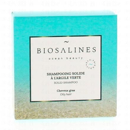BIOSALINES Shampooing solide - ocean beauty à l'argile verte