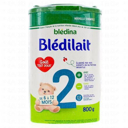 BLEDINA Blédilait Lait de suite 2ème âge 800g