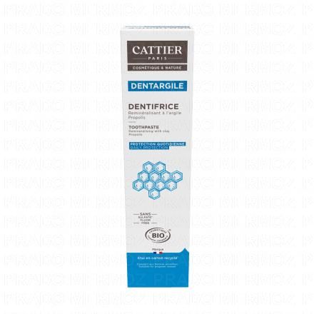 CATTIER Dentargile Dentifrice &agrave; l'argile de Propolis Bio (tube 75g)