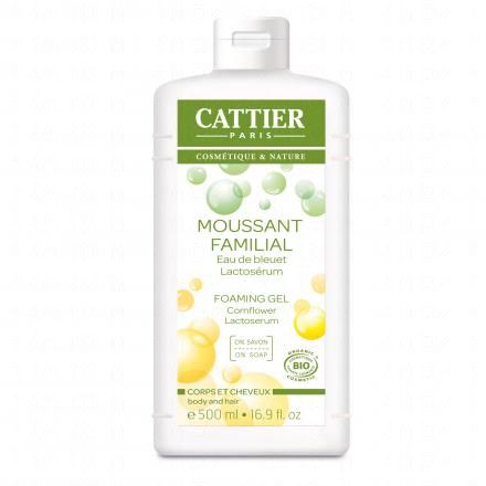 CATTIER Moussant familial corps et cheveux bio 500ml