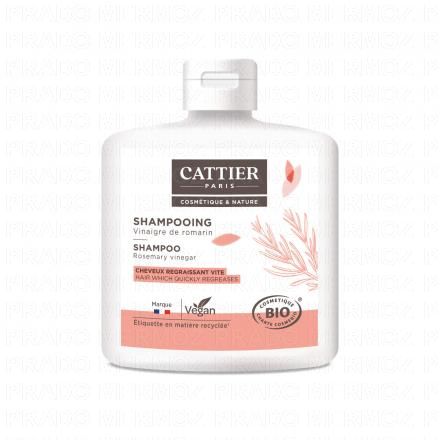 CATTIER Shampooing vinaigre de romarin cheveux gras bio