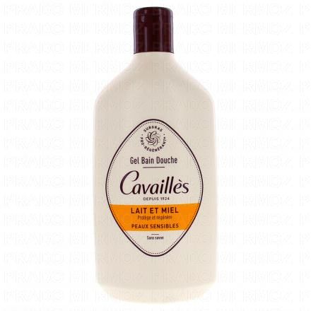 CAVAILLES Gel bain douche Lait et miel (400ml)
