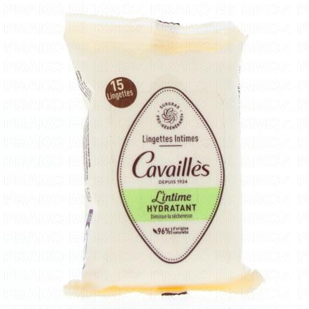 CAVAILLES Lingettes Intimes Hydratant 15 lingettes