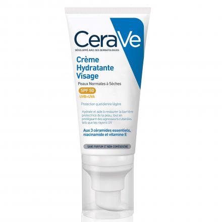 CERAVE Crème Hydratante Visage SPF 50 52 ml