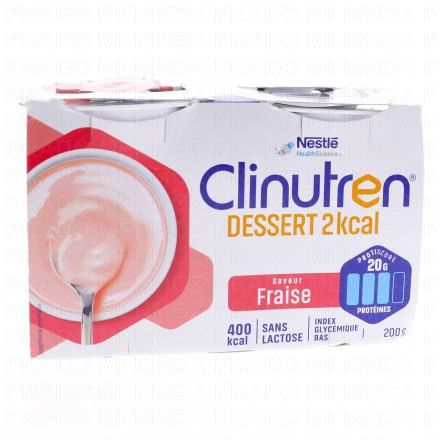 CLINUTREN Dessert 2kcal Fraise 4x200g