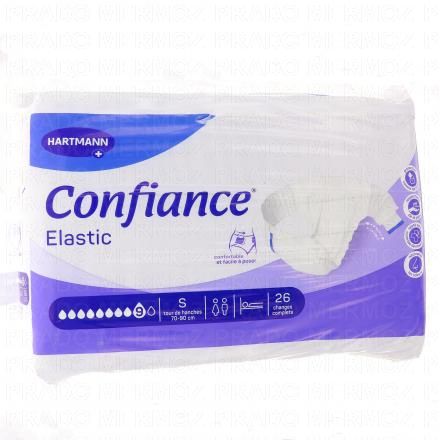 CONFIANCE Elastic - Changes complets 9 gouttes (taille s paquet de 26)