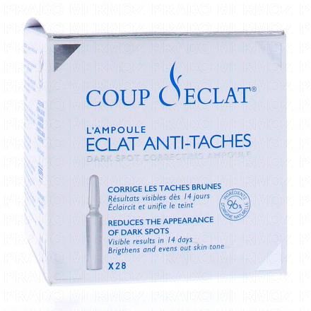 COUP D'ECALT L'ampoule &eacute;clat antitaches x28 ampoules de 1ml