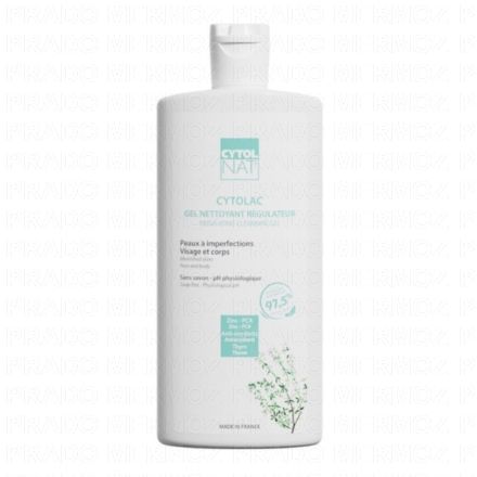 CYTOLNAT Cytolac - Gel nettoyant r&eacute;gulateur flacon 250ml