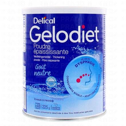 DELICAL Gelodiet - Poudre &eacute;paississante gout neutre 225g