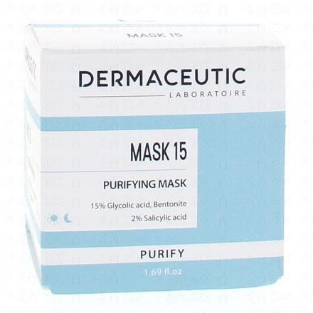 DERMACEUTIC Purifier - Mask 15 Masque purifiant pot 50ml