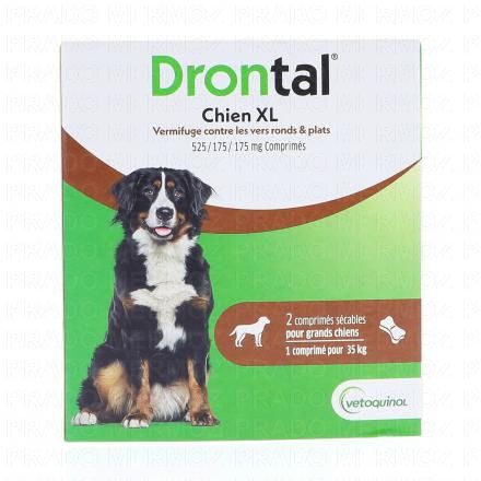 DRONTAL Chien - XL 2 comprimés