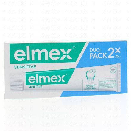 ELMEX Sensitive dentifrice pour dents sensibles (lot de 2 tubes 75ml)