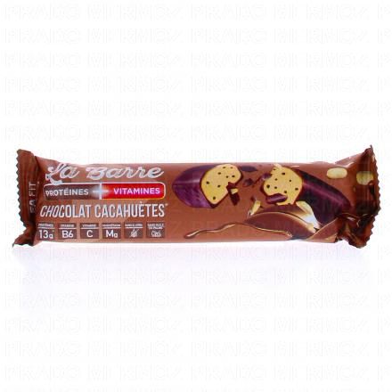 EA FIT La Barre prot&eacute;ines et vitamines Chocolat Cacahu&egrave;tes 49g